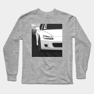 Honda S2000 AP1 Rolling - Championship White Long Sleeve T-Shirt